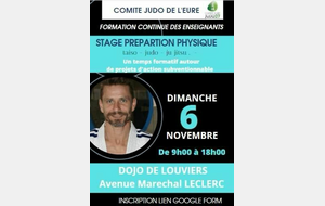 Stage Enseignant Taiso